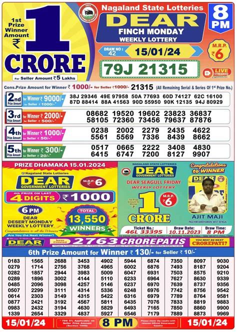 lottery result 8 p.m.